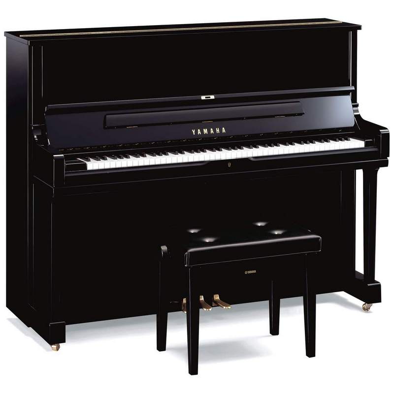 Yamaha YUS1PE Пианино акустическое с банкеткой, цвет черный