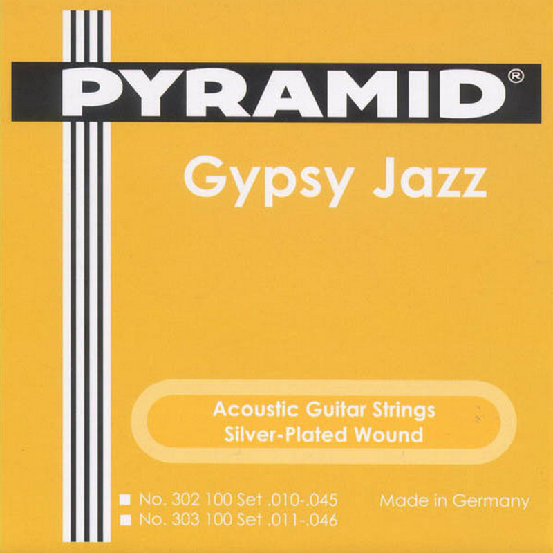 Pyramid 302 100 Набор струн для акустической гитары Gypsy Jazz, размер 0.10-0.45