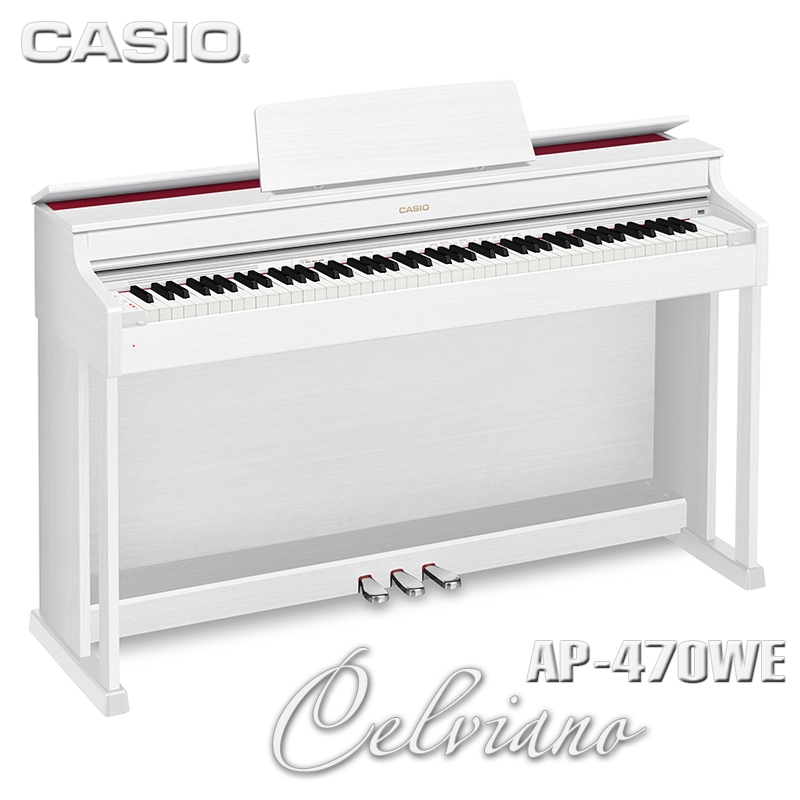 CASIO Celviano AP-470WE пианино цифровое, белое дерево