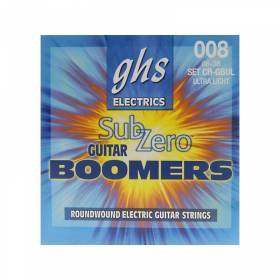 Набор струн для 6-струнной электрогитары GHS Strings CR-GBUL Sub-Zero™ Boomers®