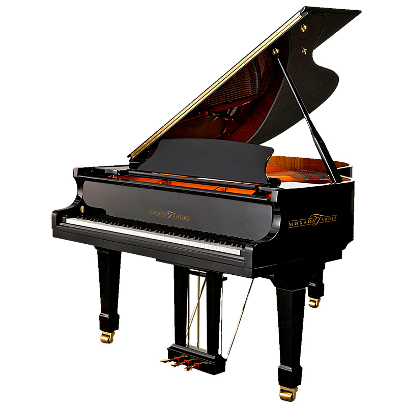М.Глинка M-208PBK Рояль малый концертный, чёрный, полированный