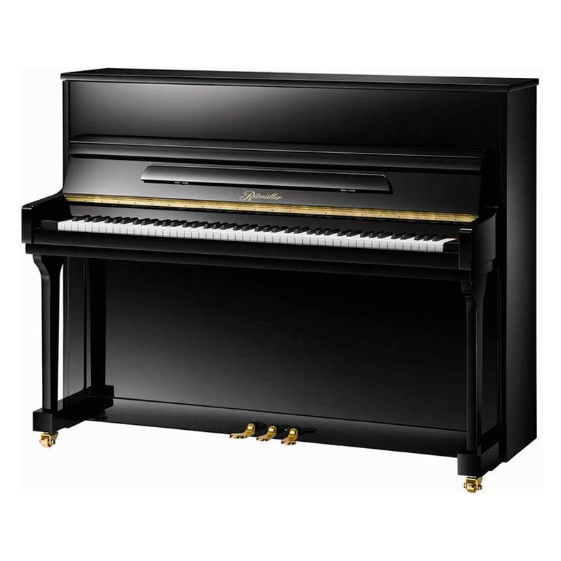 Ritmuller UP118R2(A111) Пианино акустическое, полированное, цвет чёрный