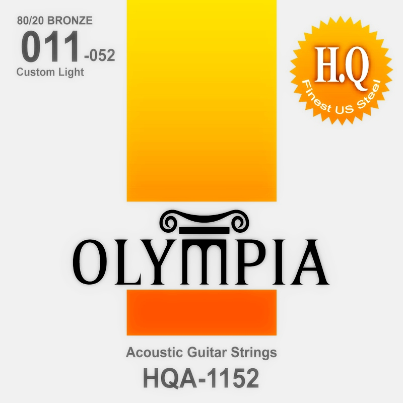 Olympia HQA1152 Струны для акустической гитары, 80/20 Bronze, 11-52