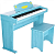 Artesia FUN-1 BL Детское цифровое пианино в комплекте, цвет голубой