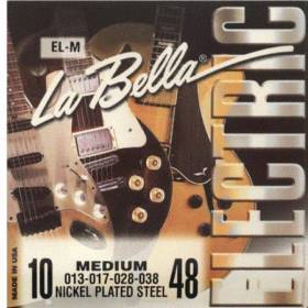 Набор струн для 6-струнной электрогитары La Bella EL-M-Medium