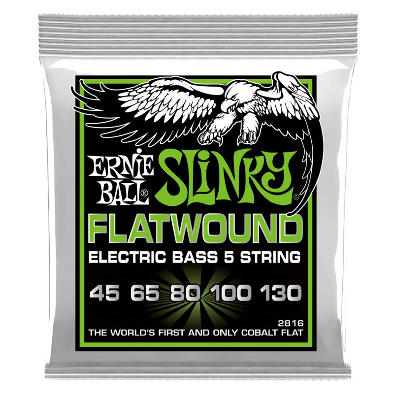 Ernie Ball 2816 набор струн для 5-струнной бас-гитары, размер 45-130