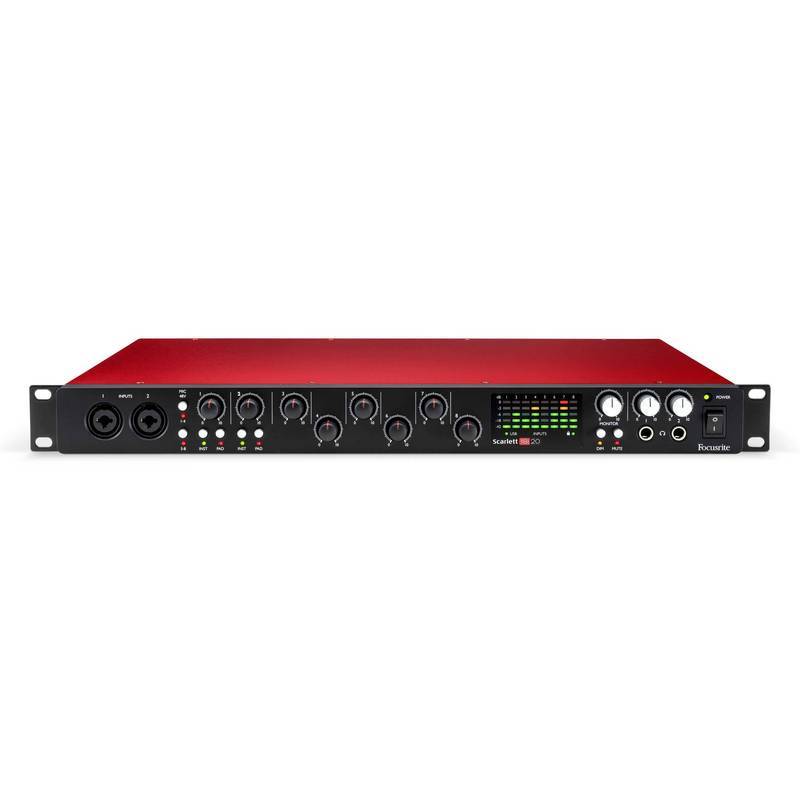 FOCUSRITE Scarlett 18i20 2nd Gen USB-аудиоинтерфейс, 18 входов/20 выходов