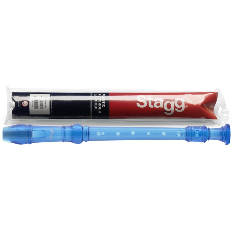 STAGG REC-BAR/TBL Блок-флейта сопрано, барочная система, цвет голубой (полупрозрачный)