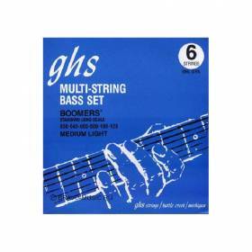 Набор струн для 6-струнной бас-гитары GHS Strings 6ML-DYB Bass Boomers®