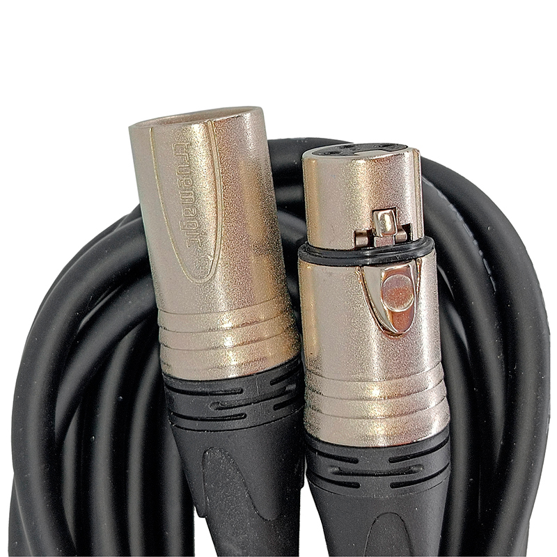 True magic TMH003/20M Шнур микрофонный HD XLR (F) ⇔ XLR (M), 20 метров, чёрный