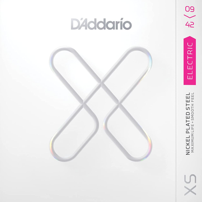 D'Addario XSE0942 Струны для электрогитары, серия XS, калибр: 09-42, Super Light