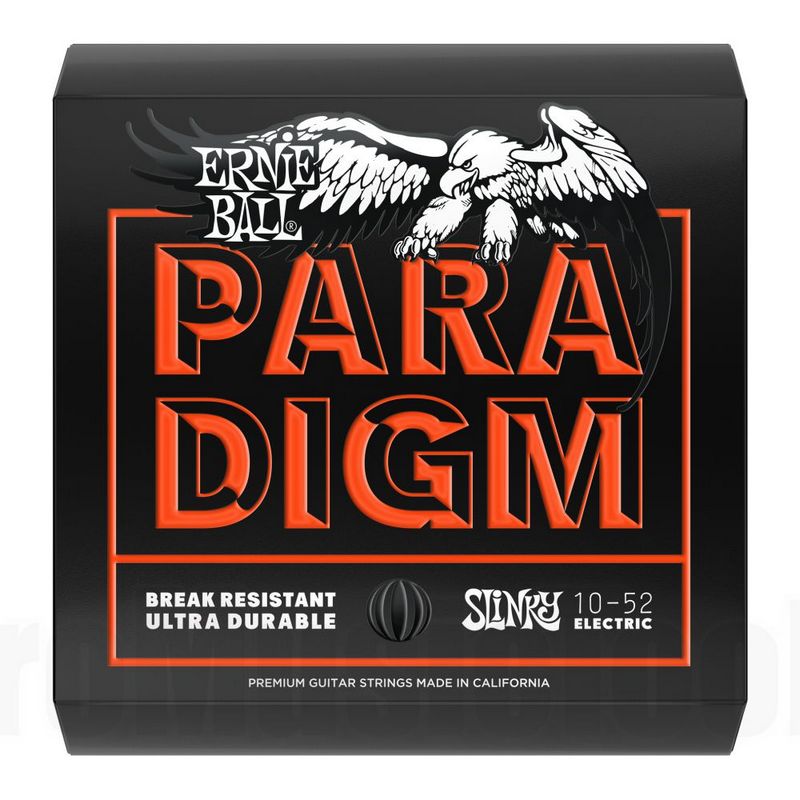 Ernie Ball 2015 Набор струн для 6-струнной электрогитары Paradigm, размер 10-52