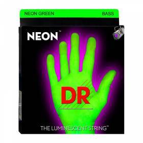 Набор струн для 4-струнной бас-гитары DR. NGB-45 NEON™ HiDef Green