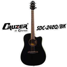 Гитара электроакустическая CRUZER by CRAFTER SDC-24EQ/BK
