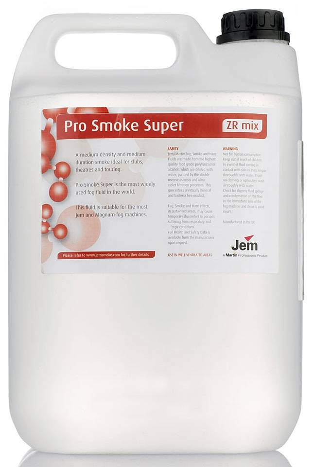 JEM Pro-Smoke Super Fluid (ZR-MIX) жидкость для дыммашин, легкий дым [MARTIN]