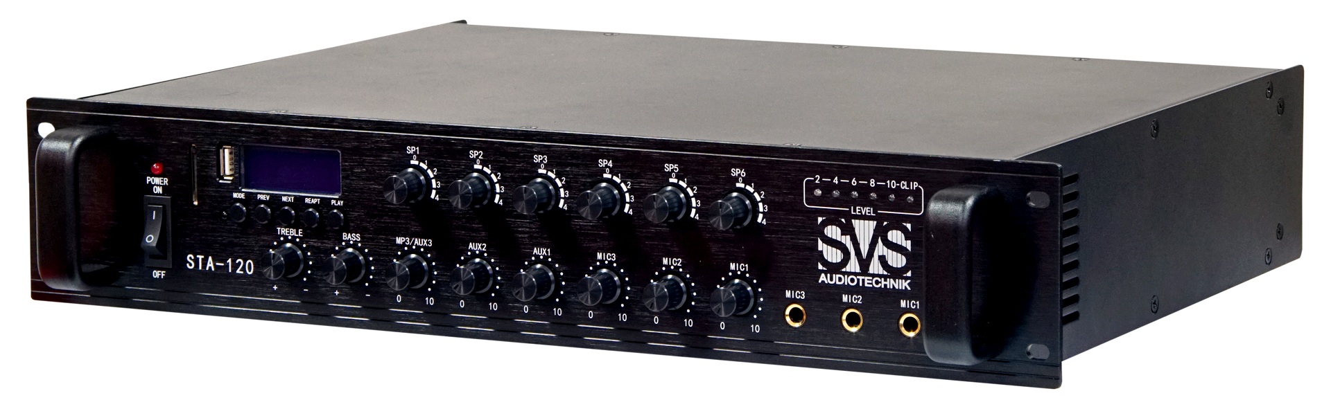 SVS Audiotechnik STA-120 Микшер-усилитель трансляционный купить в  интернет-магазине 3tone.me