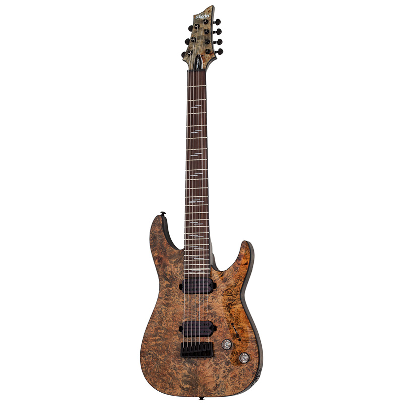 SCHECTER OMEN ELITE-7 CHAR Электрогитара, 7 струн, цвет Charcoal