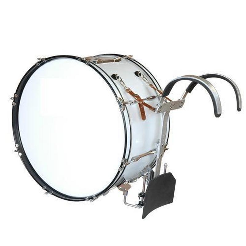 AP Percussion MB-2212 Барабан маршевый большой, цвет белый