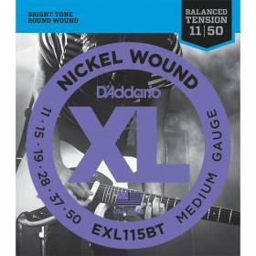 Набор струн для 6-струнной электрогитары D`ADDARIO EXL115BT