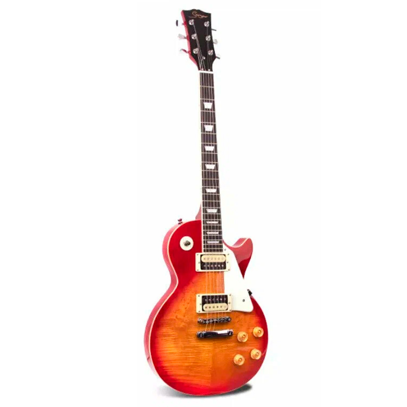 Smiger L-G9-P1-CS  Электрогитара Les Paul, цвет Cherry Sunburst