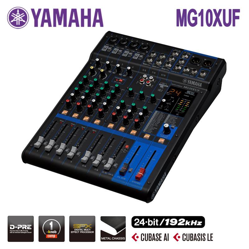 Yamaha MG10XUF Микшерный пульт USB с процессором SPX-эффектов