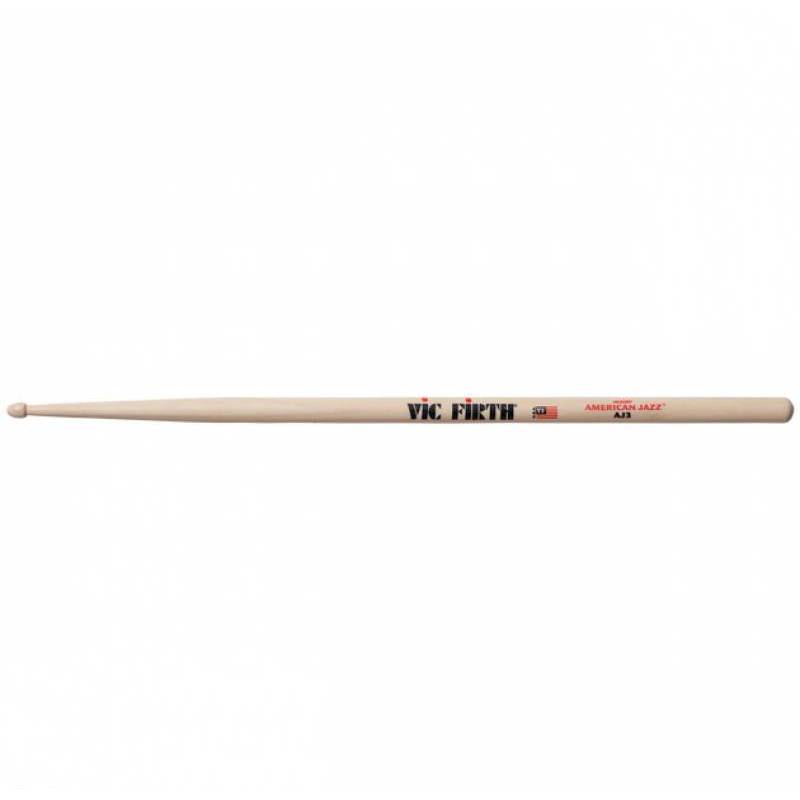 VIC FIRTH AJ3 Палочки барабанные 8D с удлиненным плечом, деревянный наконечник, орех