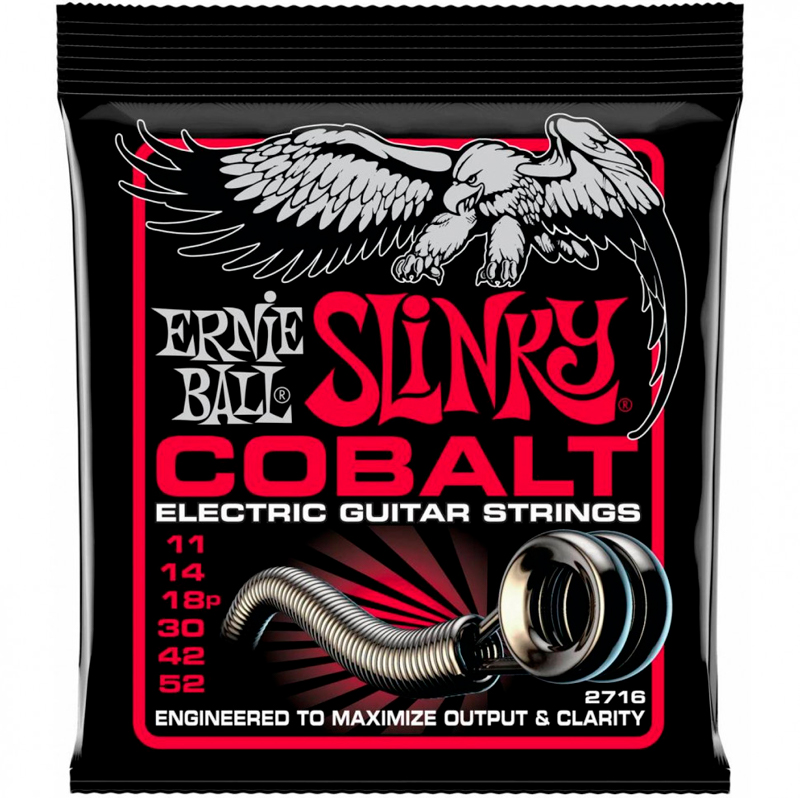 Ernie Ball 2716 Набор струн для электрогитары, размер 11-52