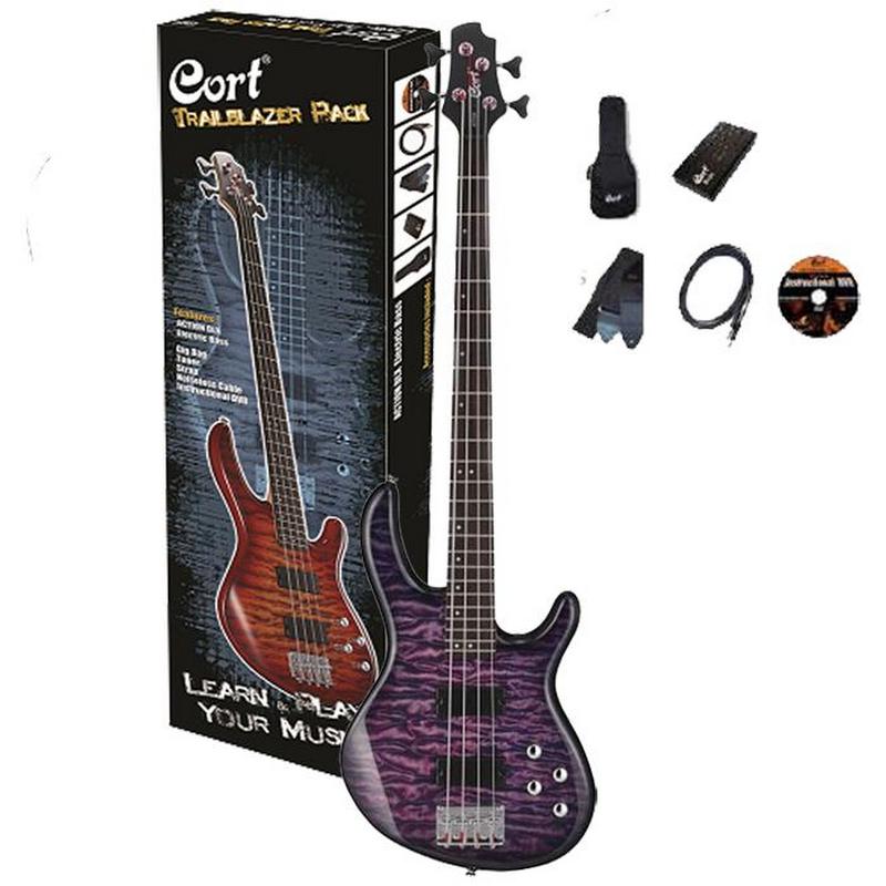 CORT CBP-DLX-FGB Комплект начинающего бас-гитариста