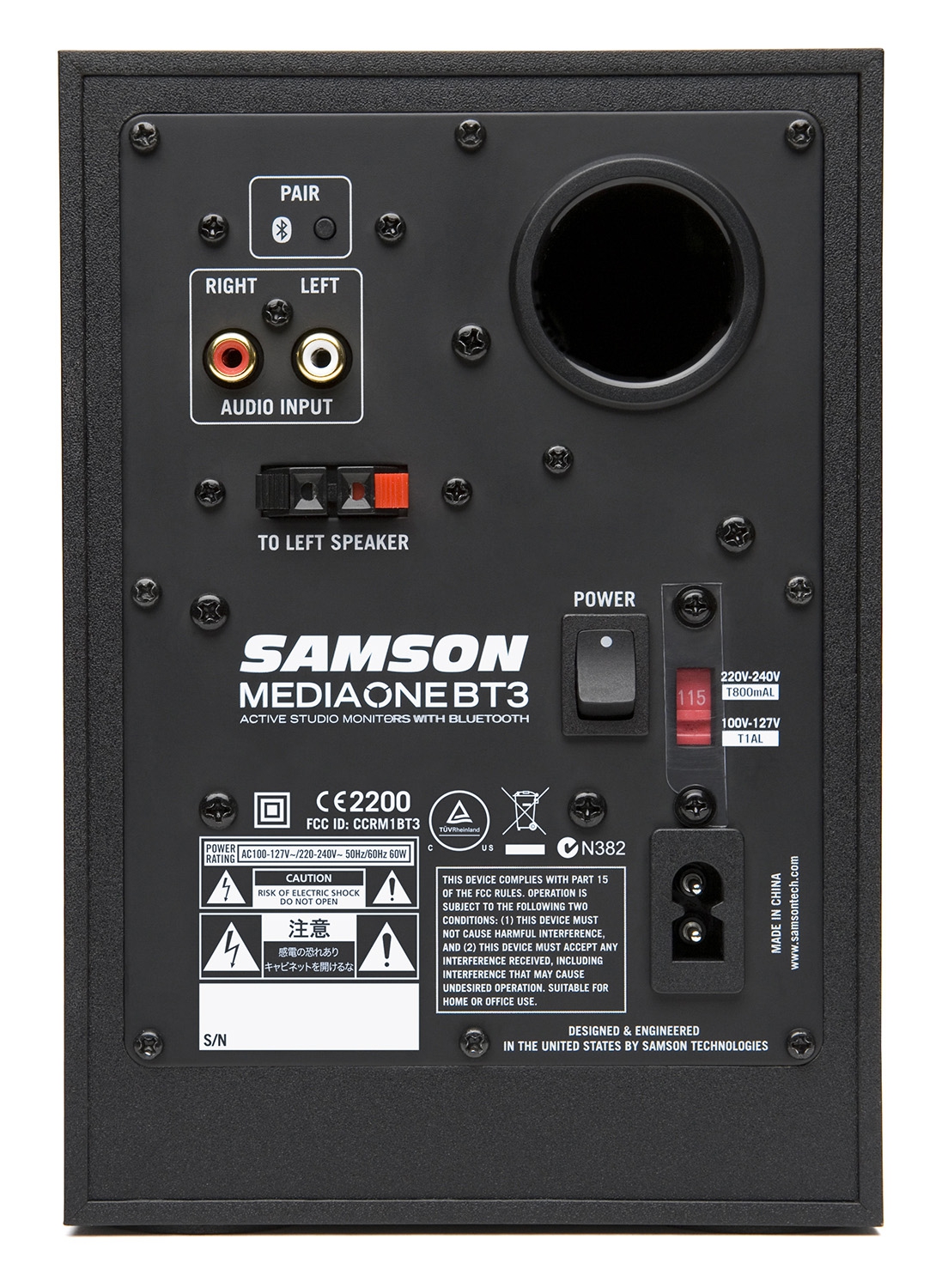 SAMSON MediaOne BT3 Bluetooth Мониторы студийные активные (подобранная пара)