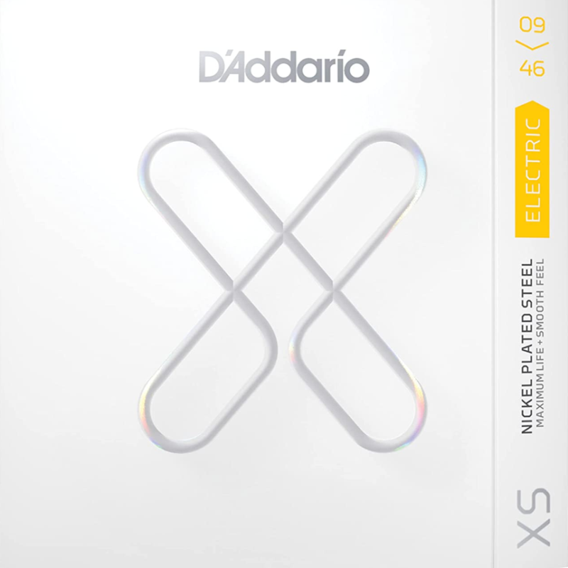 D'Addario XSE0946 Струны для электрогитары, серия XS, калибр: 09-46, Super Light Top/Regular Bottom