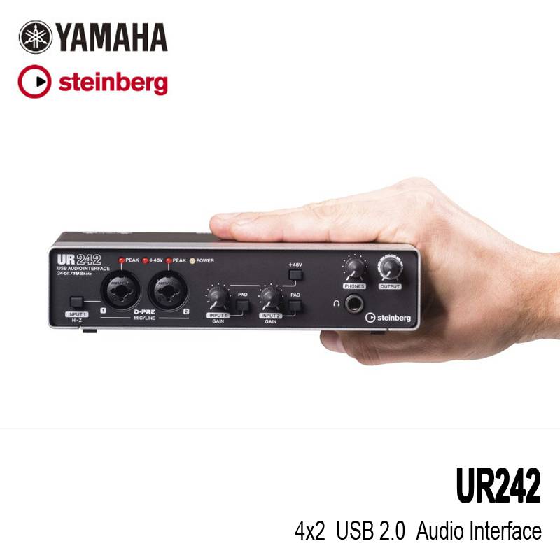 YAMAHA Steinberg UR242 Внешняя звуковая карта USB