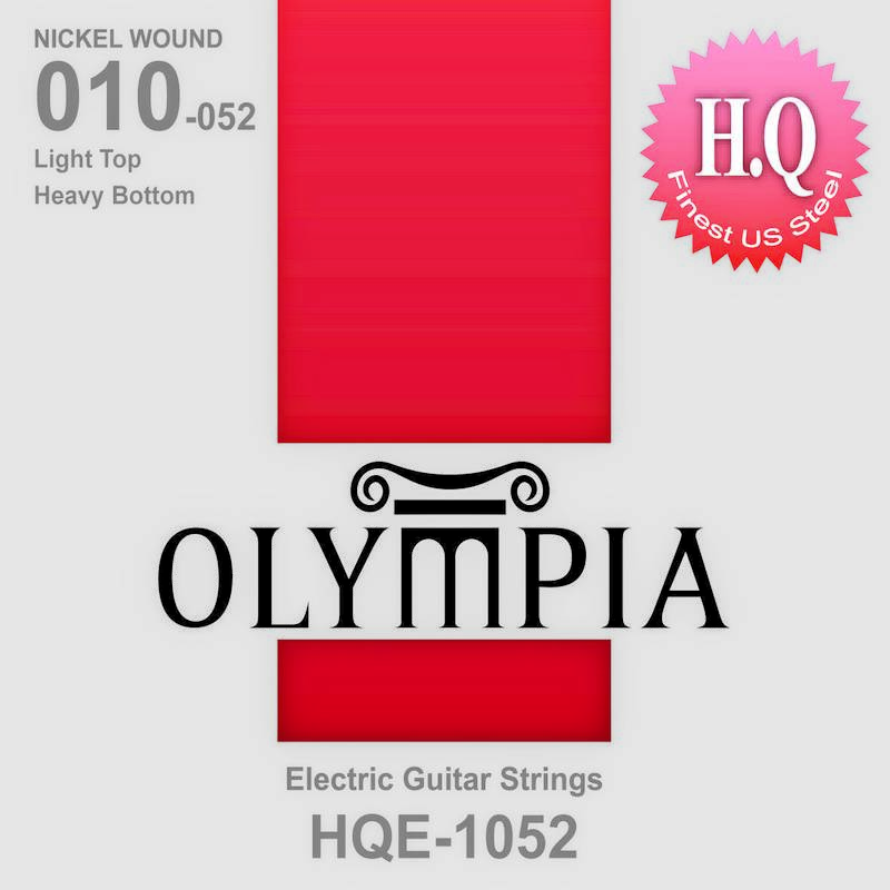 Olympia HQE1052 Nickel Wound набор струн для 6-струнной электрогитары, размер 10-52