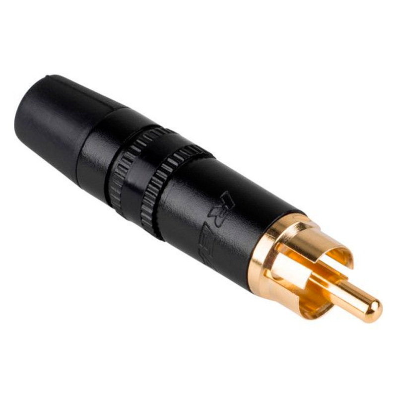 NEUTRIK NB NYS 373 BLK Разъем RCA (male), кабельный, черный маркер