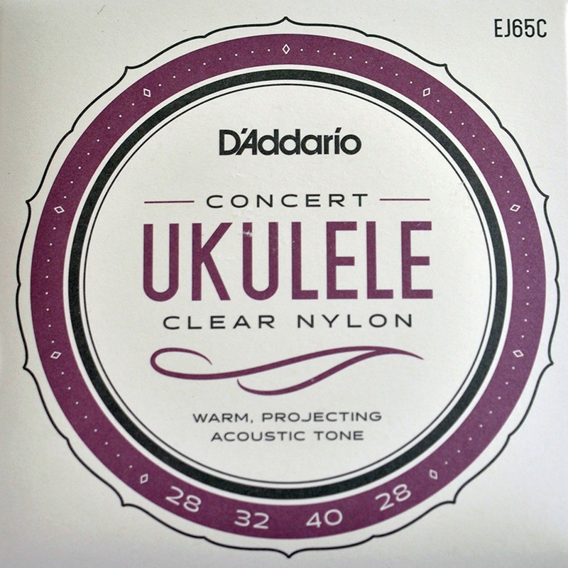 D'Addario EJ65C Набор струн для укулеле концерт, размер 24-32-34-28