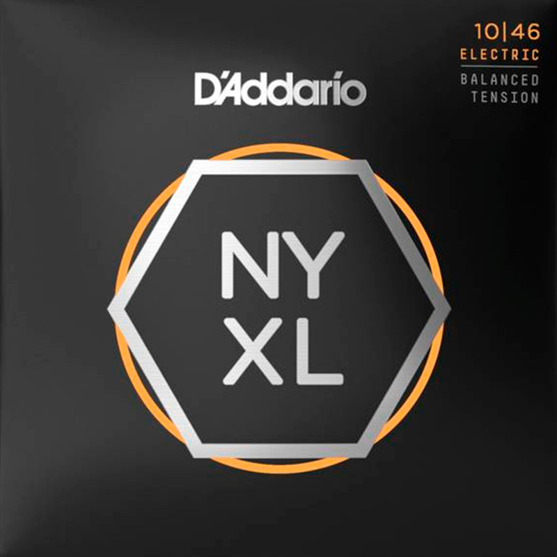 D'Addario NYXL1046BT Струны для электрогитары, Reg. Light, Balanced Tension, 10-46