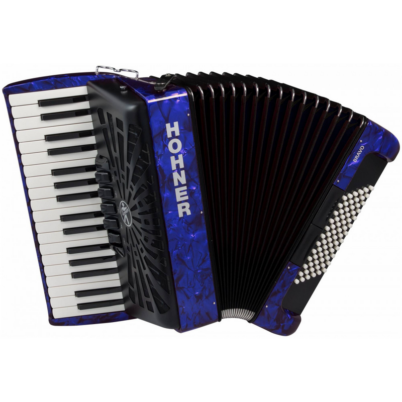 Hohner A4064 (A16642) Bravo III 72 Dark Blue Аккордеон 3/4, тёмно-синий