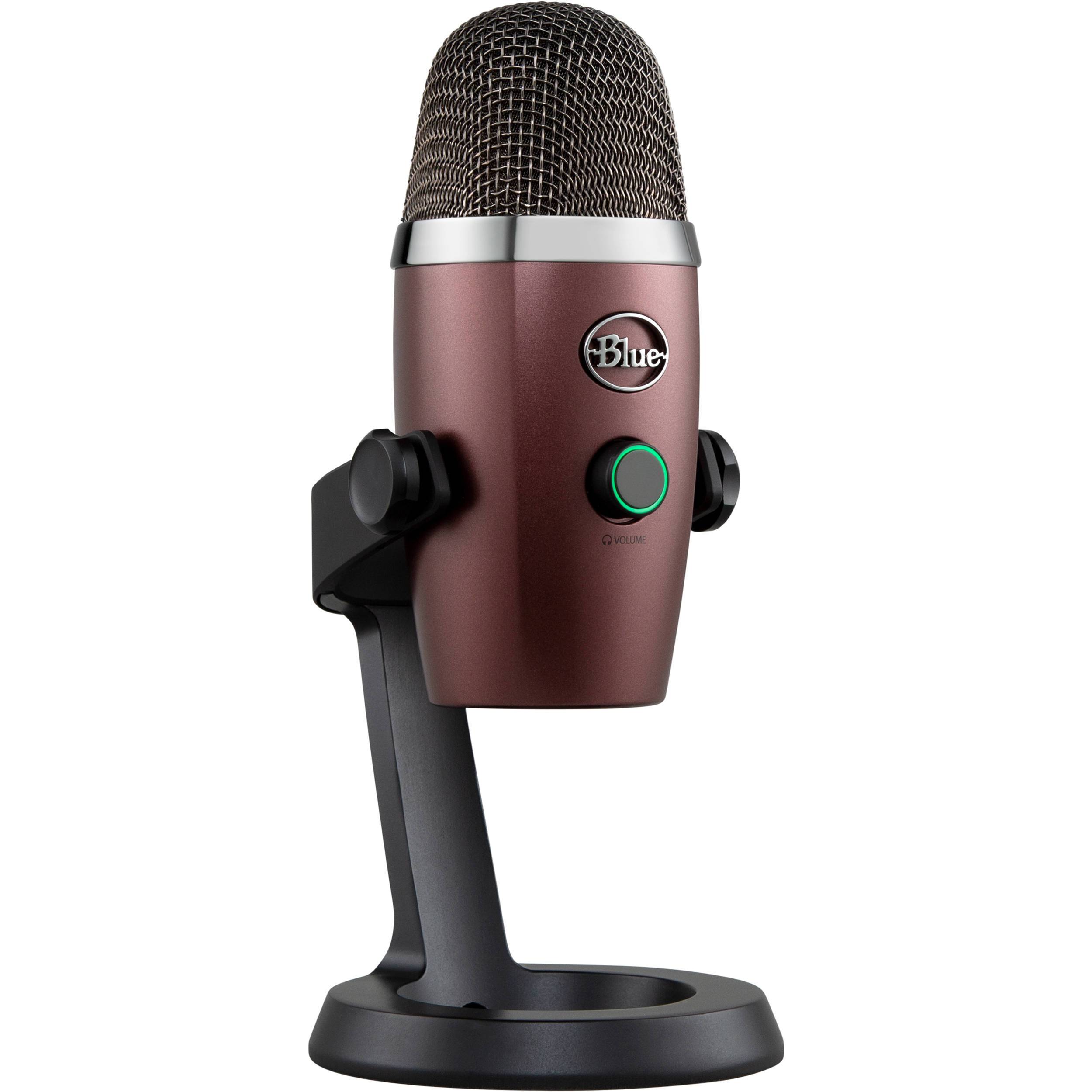 Blue Yeti Nano Red Onyx - микрофон USB, студийный конденсаторный