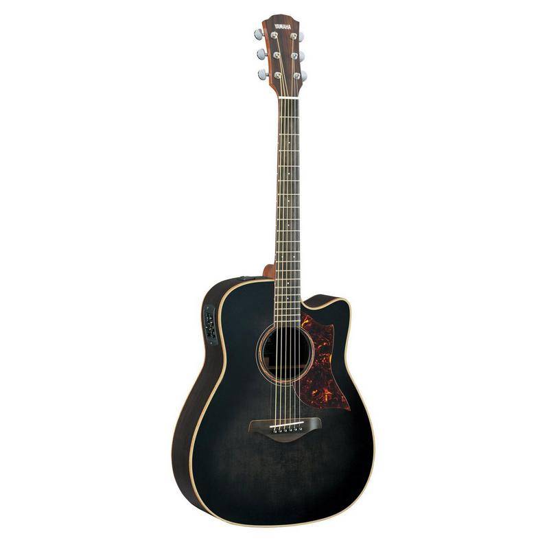 Yamaha A3R Ttransparent Black гитара электроакустическая, цвет чёрный