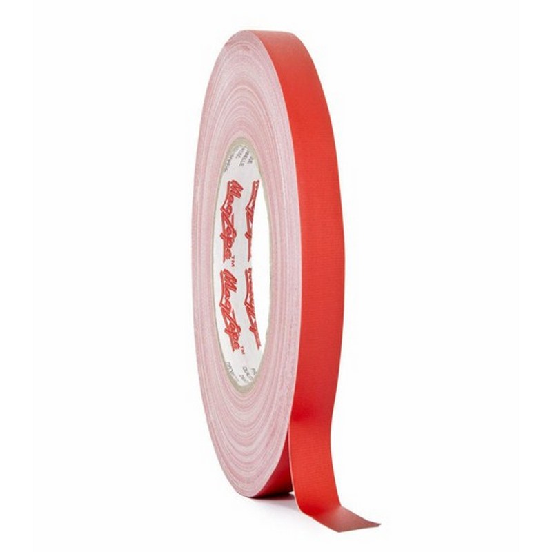 Gaffer tape матовый MagTape Matt 500 (12мм*50м, красный) лента монтажная