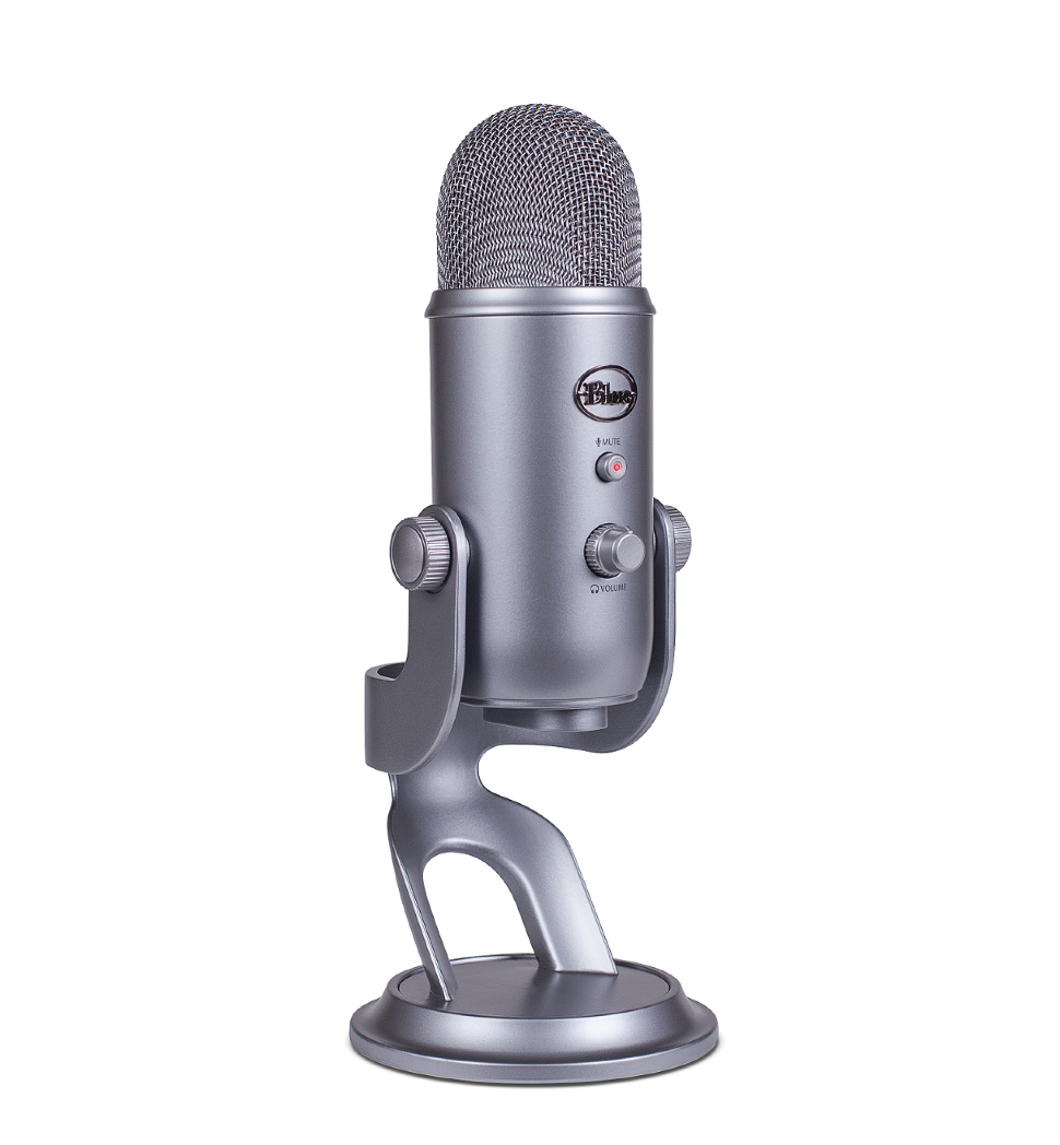 Blue Yeti Cool Grey - микрофон USB, студийный конденсаторный купить в  интернет-магазине 3tone.me