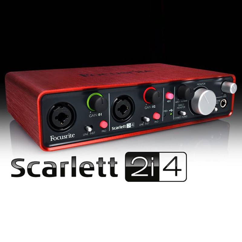 Звуковая карта scarlett 2i4 focusrite scarlett