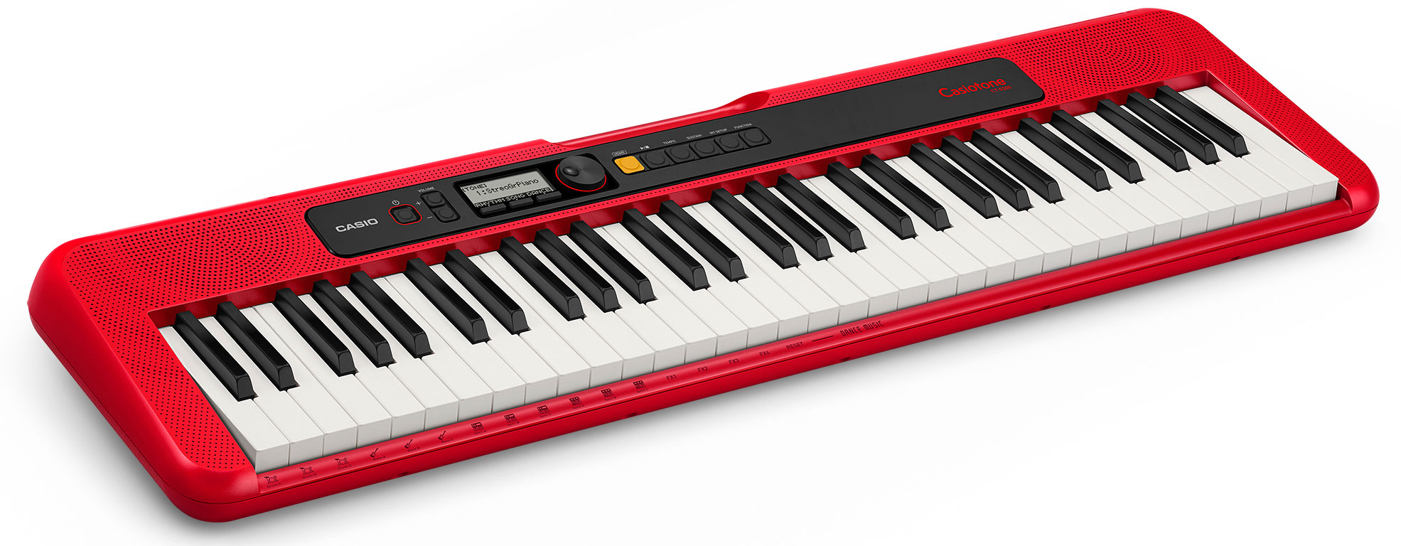 CASIO CT-S200RD Синтезатор серии Casiotone, 61 клавиша, цвет красный, блок  питания в комплекте