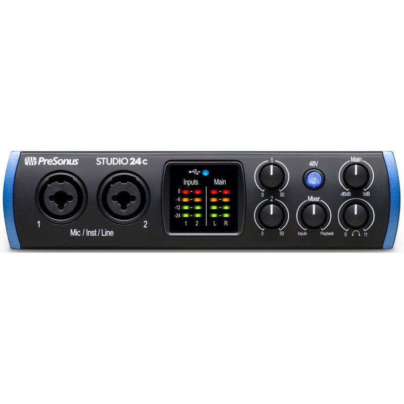 PreSonus Studio 24C аудио/MIDI интерфейс