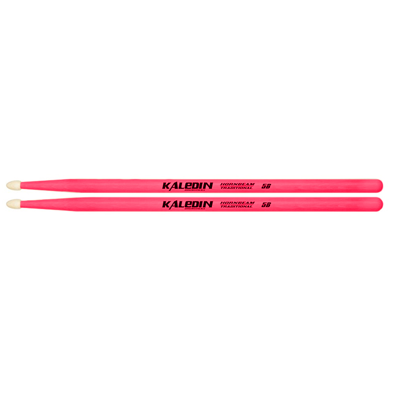 Kaledin Drumsticks 7KLHBPK5B Pink 5B Барабанные палочки, граб, флуоресцентные розовые