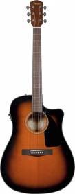 Гитара электроакустическая FENDER CD-60CE Dreadnought Brown Sunburst