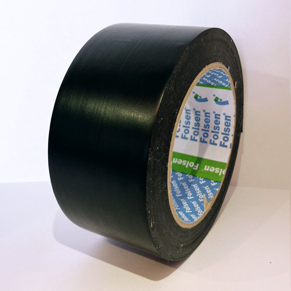 Gaffer Tape матовый Folsen® Dancefloor Tape (50мм х 33м, чёрный) Балетный  скотч купить в интернет-магазине 3tone.me