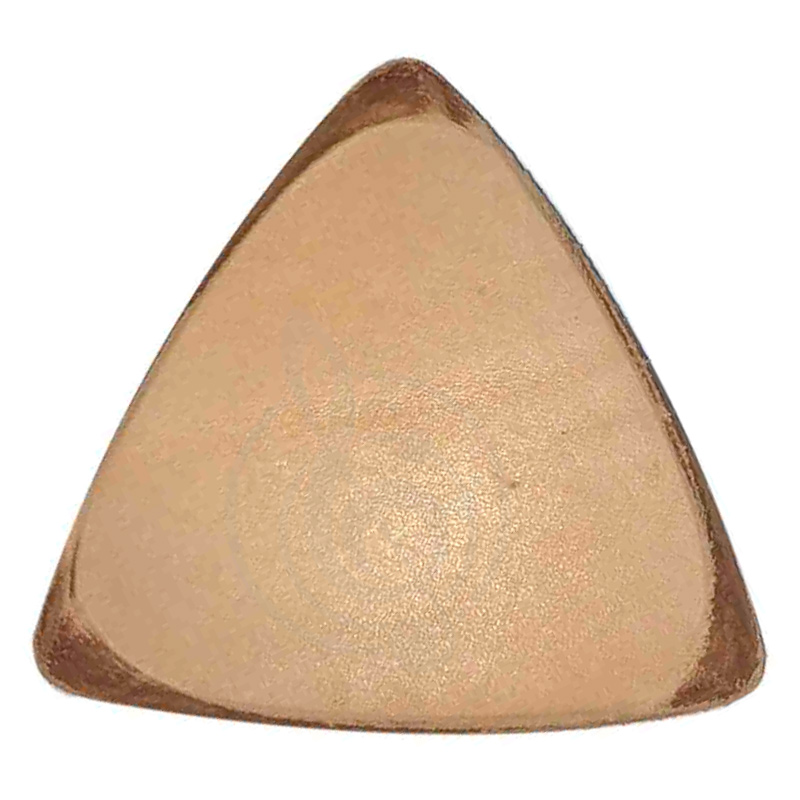 Мозеръ P503 Медиатор кожаный для балалайки контрабас, треугольный, 3х слойный