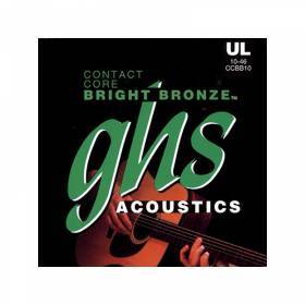 Набор струн для 6-струнной акустической гитары GHS Strings CCBB10 Bright Bronze™