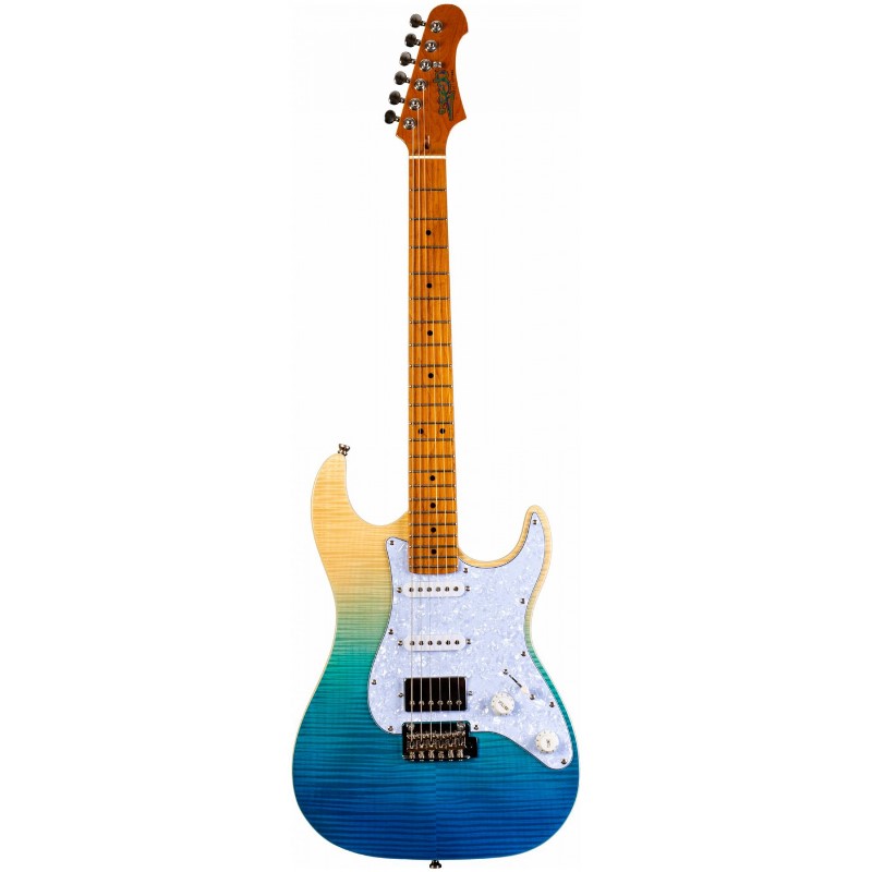 JET JS-450 TBL Электрогитара, Stratocaster, цвет синий прозрачный