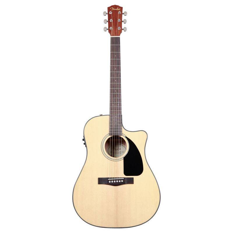 Fender CD-60SCE NAT Гитара электроакустическая, цвет натуральный